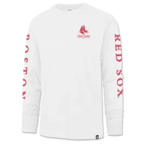 47 Triple Down Long Sleeve T-Shirt - White