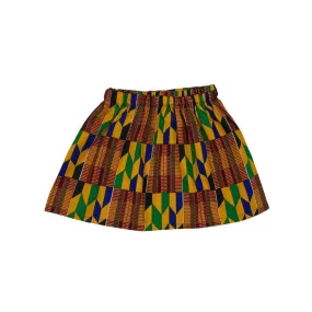 African Print Girls Skirt #1