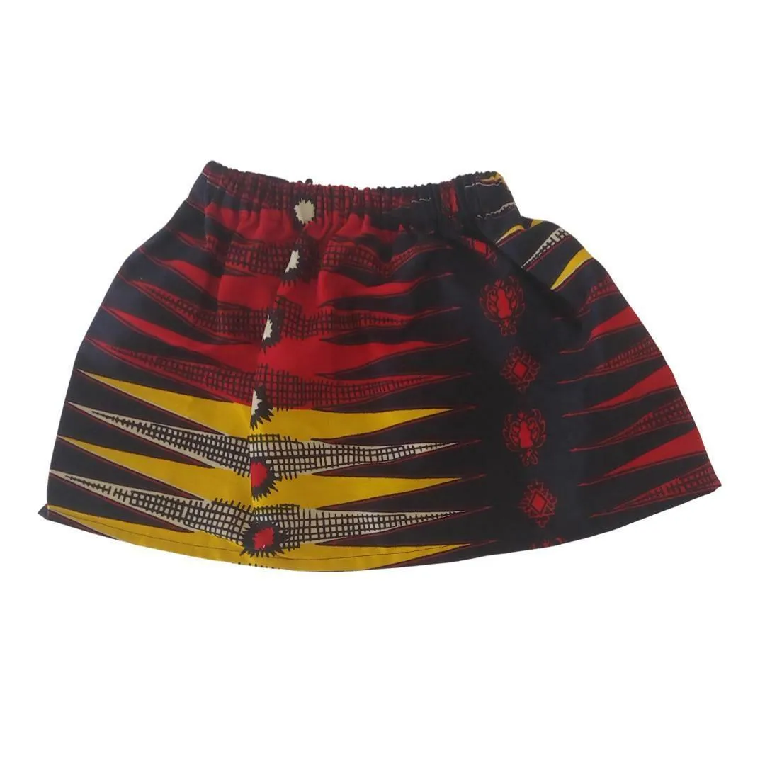 African Print Girls Skirt #1