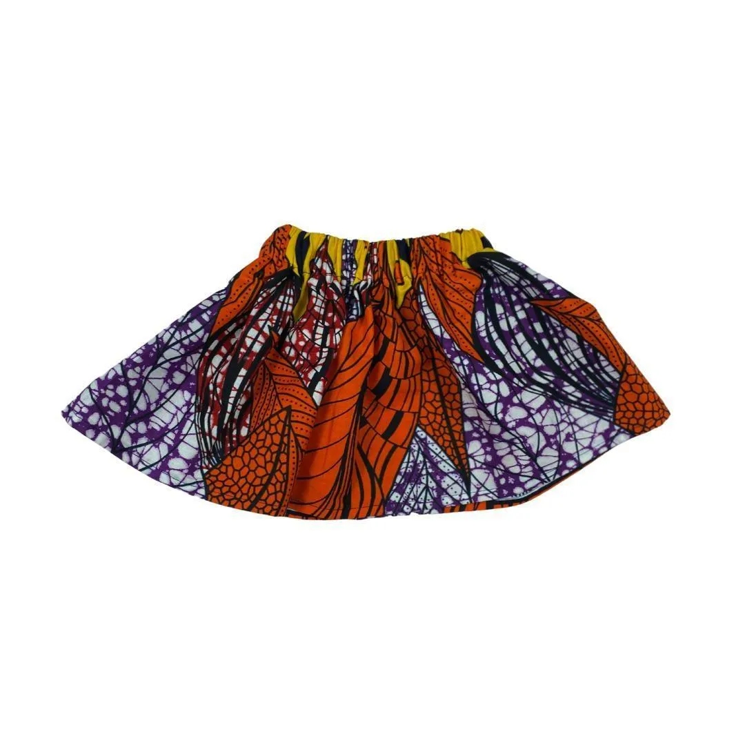 African Print Girls Skirt #1