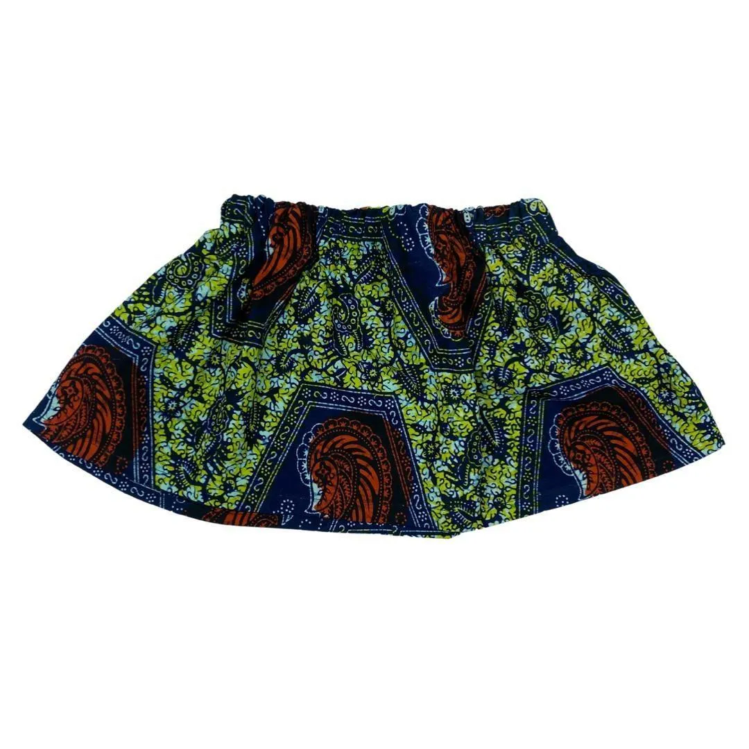 African Print Girls Skirt #1