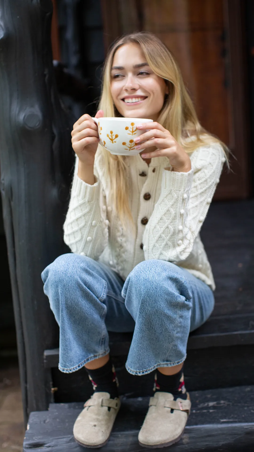 Alexa Cardigan - Ivory