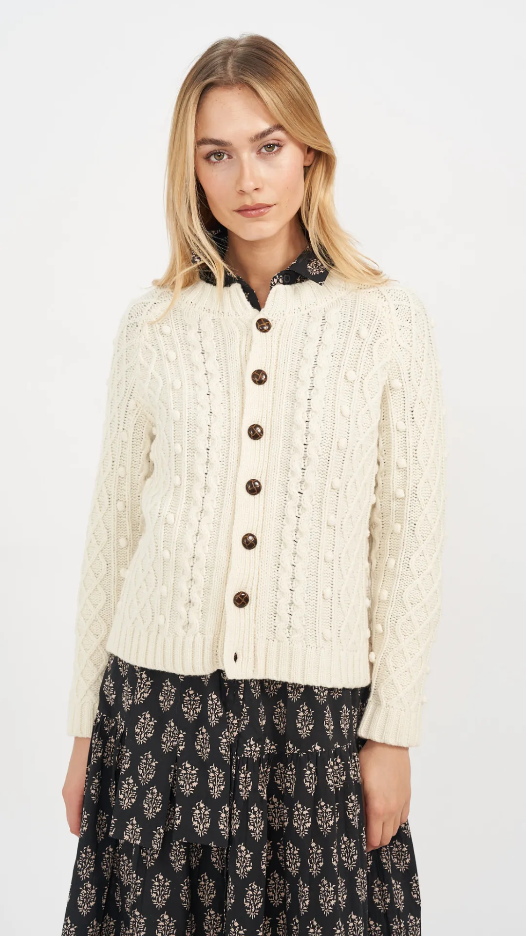 Alexa Cardigan - Ivory