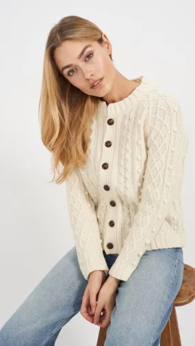 Alexa Cardigan - Ivory