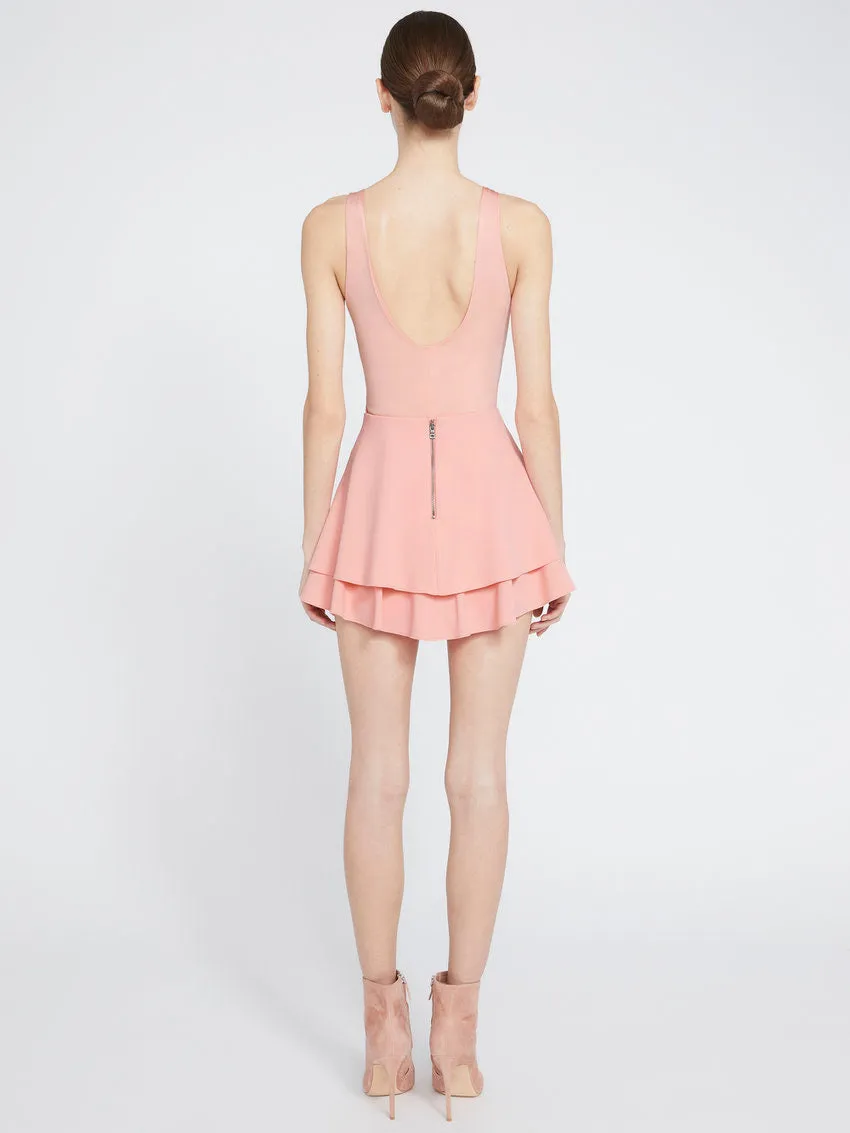 Alice & Olivia - Arona Low Scoop Bodysuit Pink