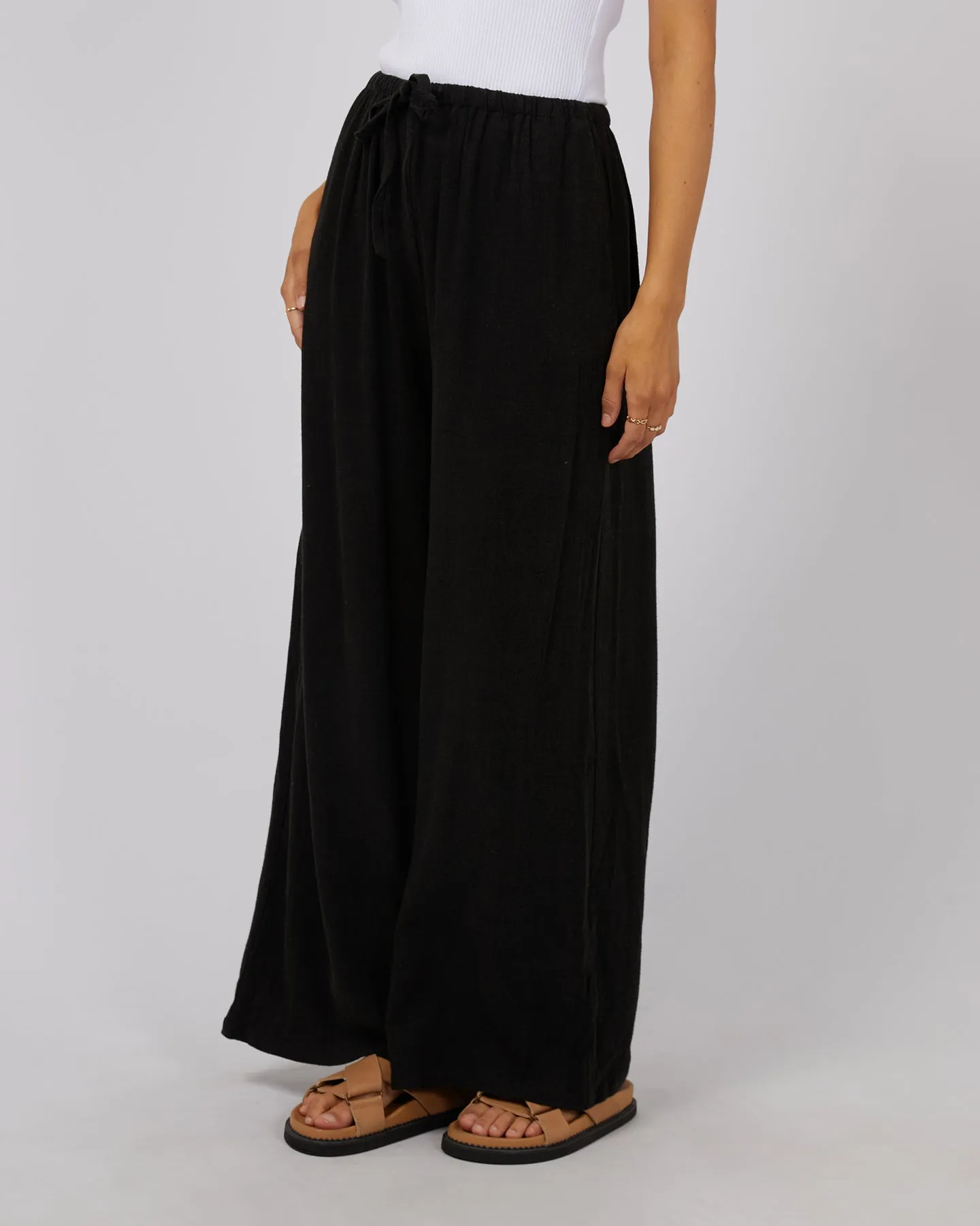 All About Eve Luxe Linen Pant - Black