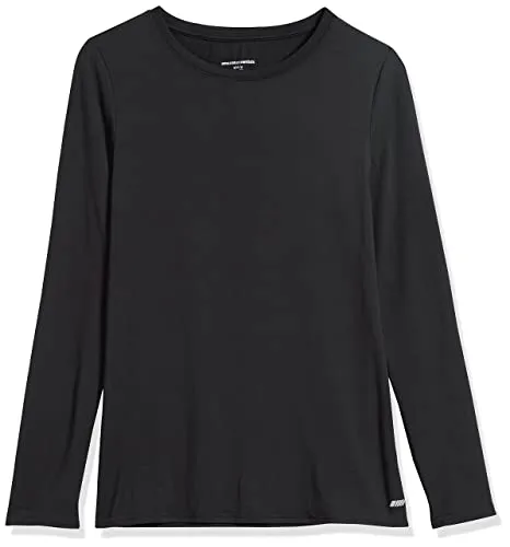 Amazon Essentials Women's Tech Stretch Long-Sleeve T-Shirt (Available in Plus Size)