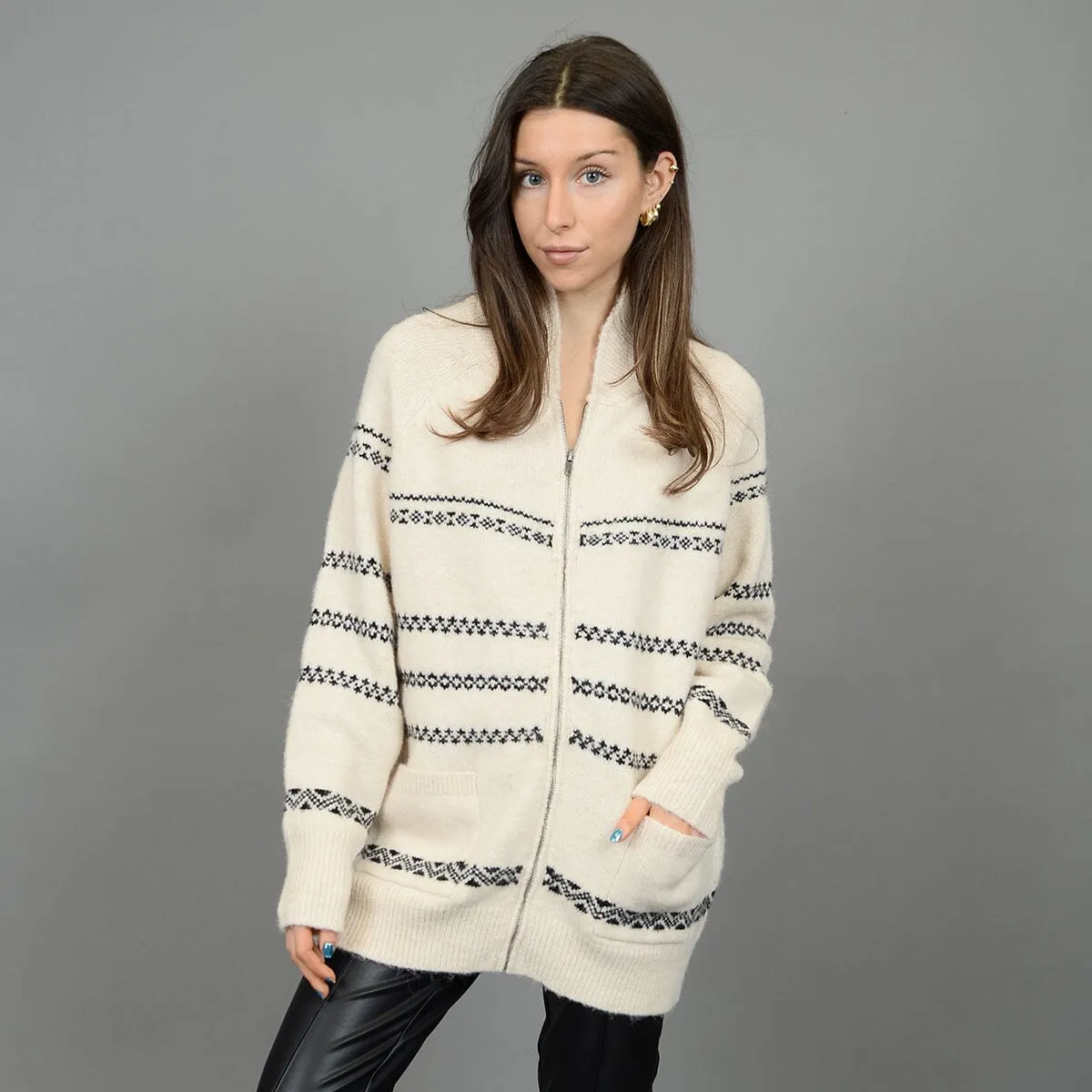 APRES SKI ZIP CARDIGAN