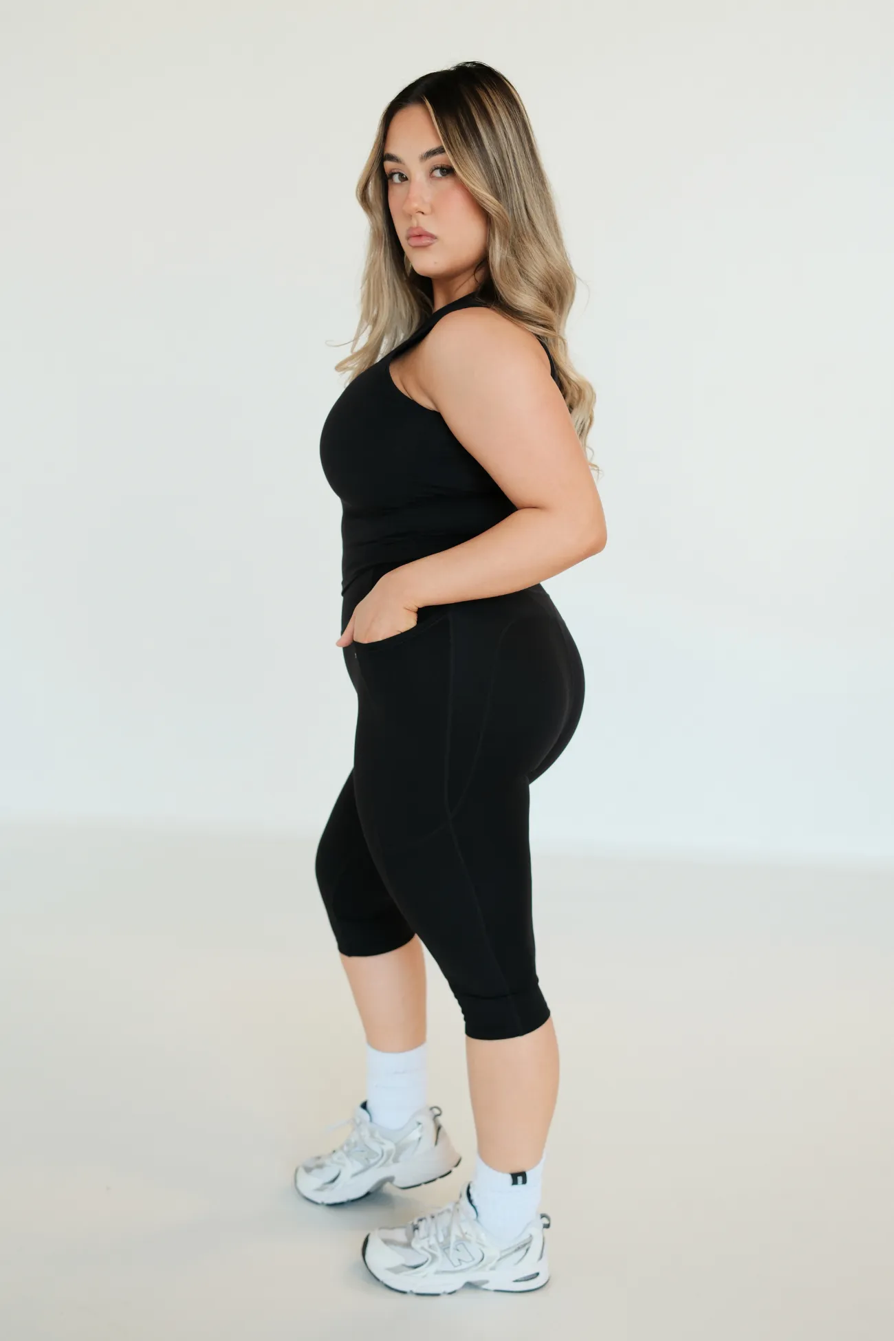 Ardor Capri V2 Highwaisted Leggings - Black