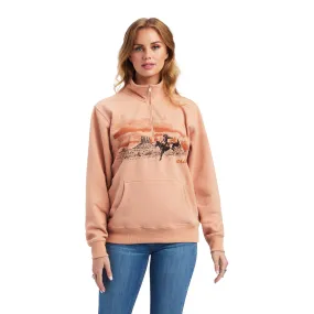 Ariat Women REAL Scenic 1/2 Zip Sweatshirt