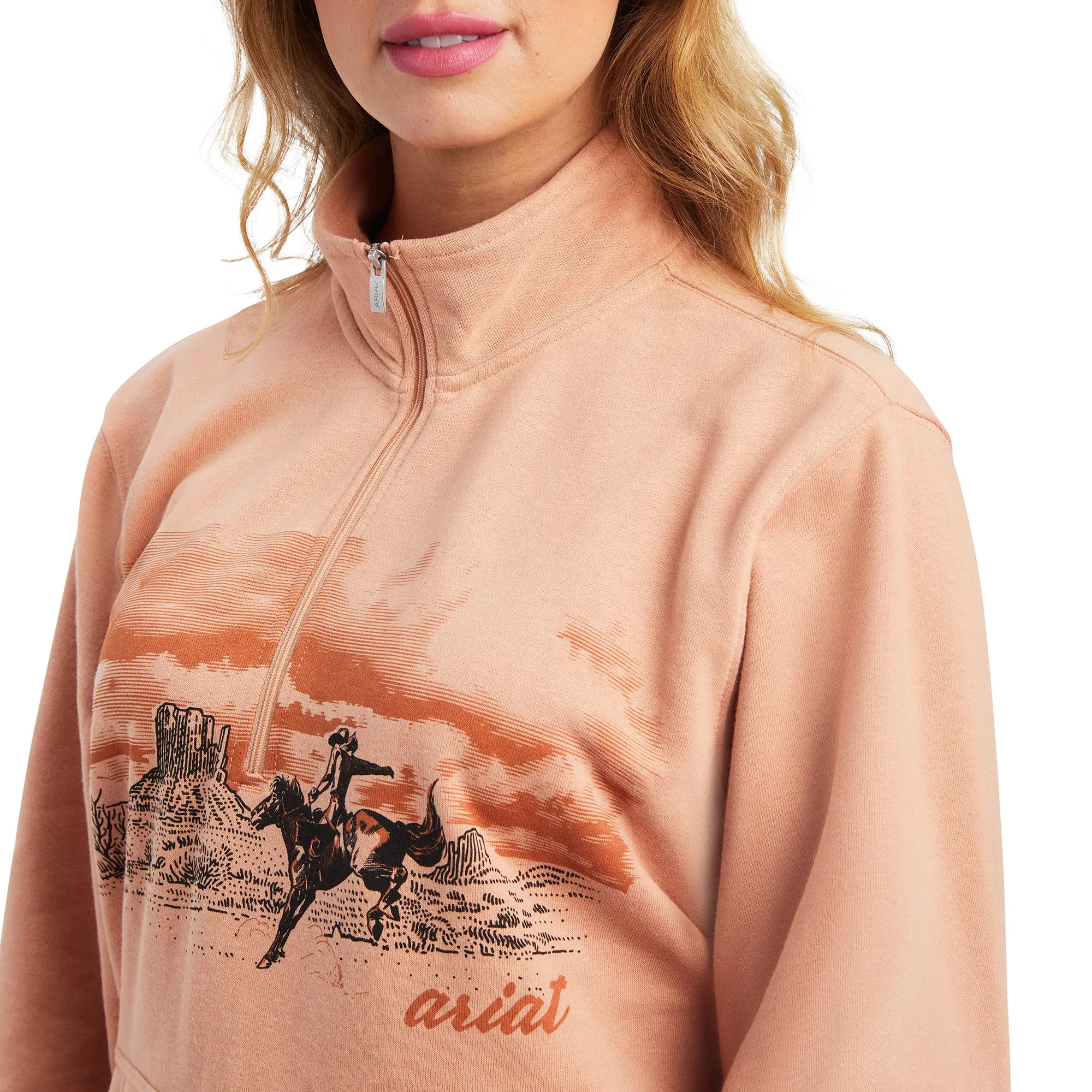 Ariat Women REAL Scenic 1/2 Zip Sweatshirt