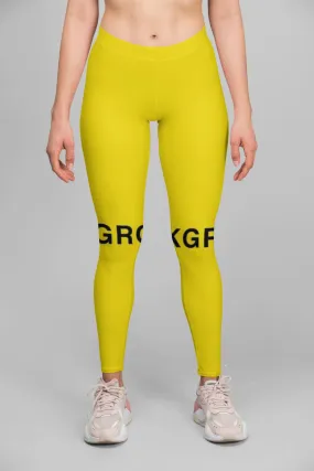 Background Off-white Yellow Legging