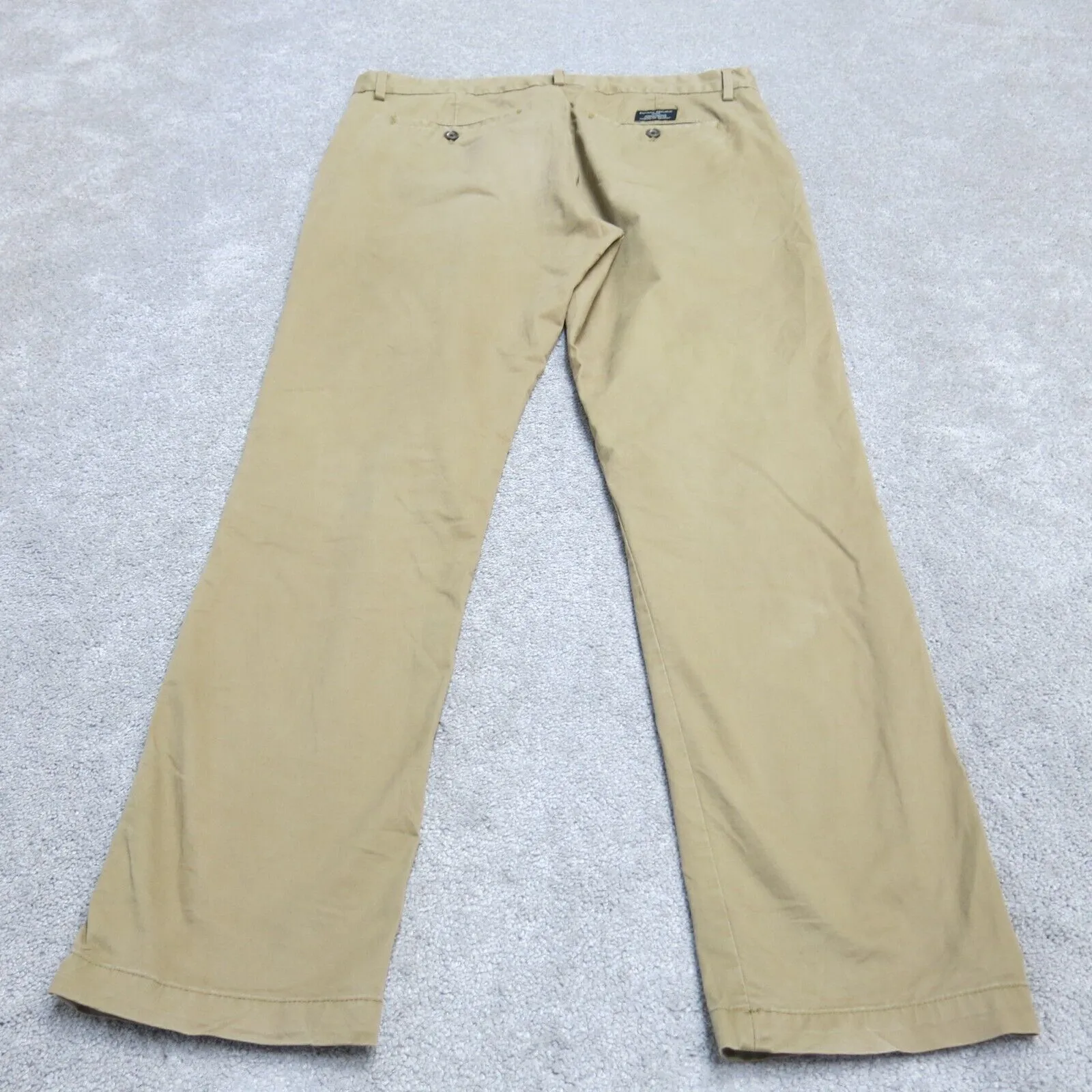 Banana Republic Mens Fulton Skinny Leg Chino Pant Mid Rise Beige Size  W34XL32