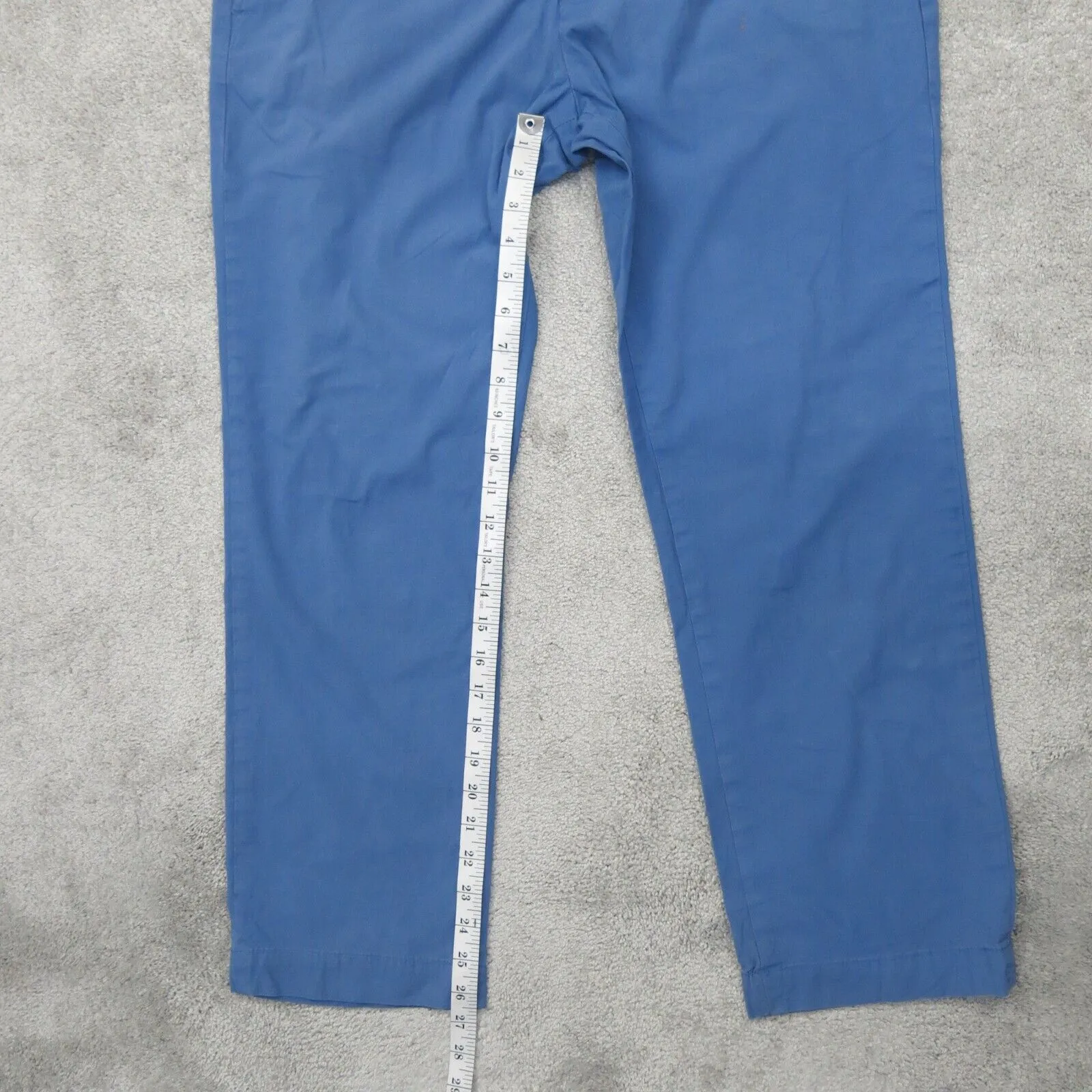 Banana Republic Mens Straight Leg Aiden Chino Pant Mid Rise Blue Size W35XL30