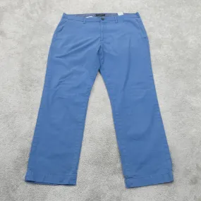 Banana Republic Mens Straight Leg Aiden Chino Pant Mid Rise Blue Size W35XL30