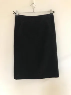 Black Midi Pencil Skirt, M&S, Size 10