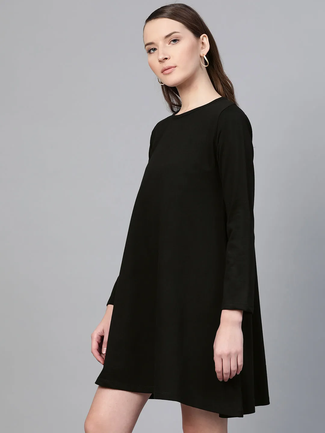 Black Terry Tent Dress