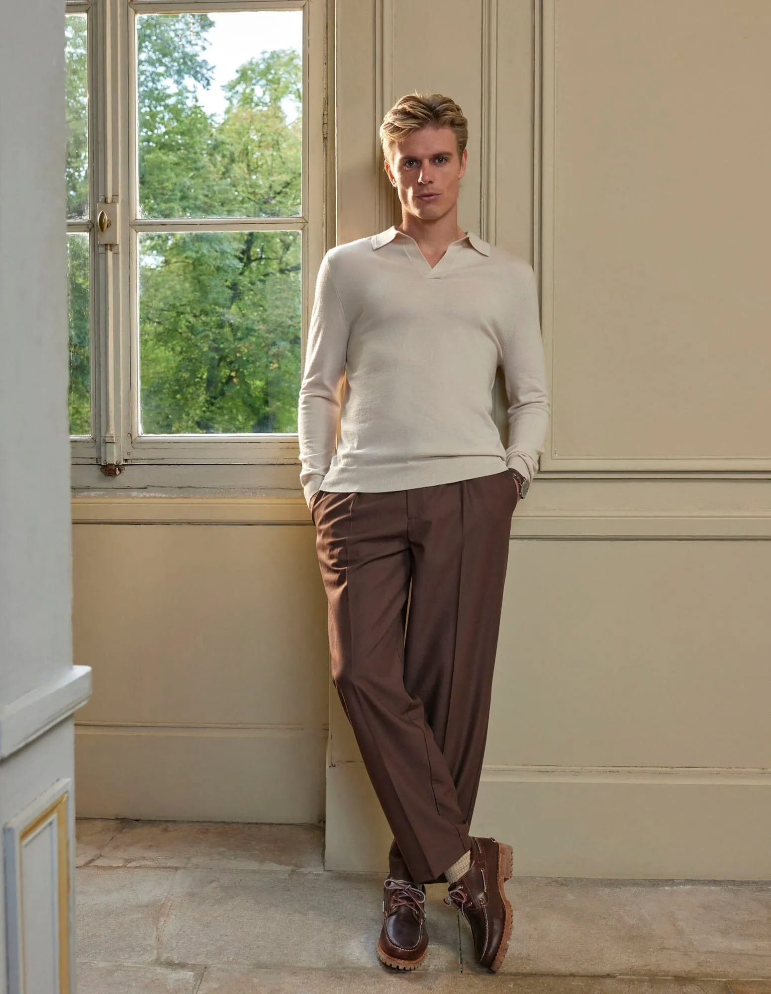 Brown Relaxed Fit Trouser