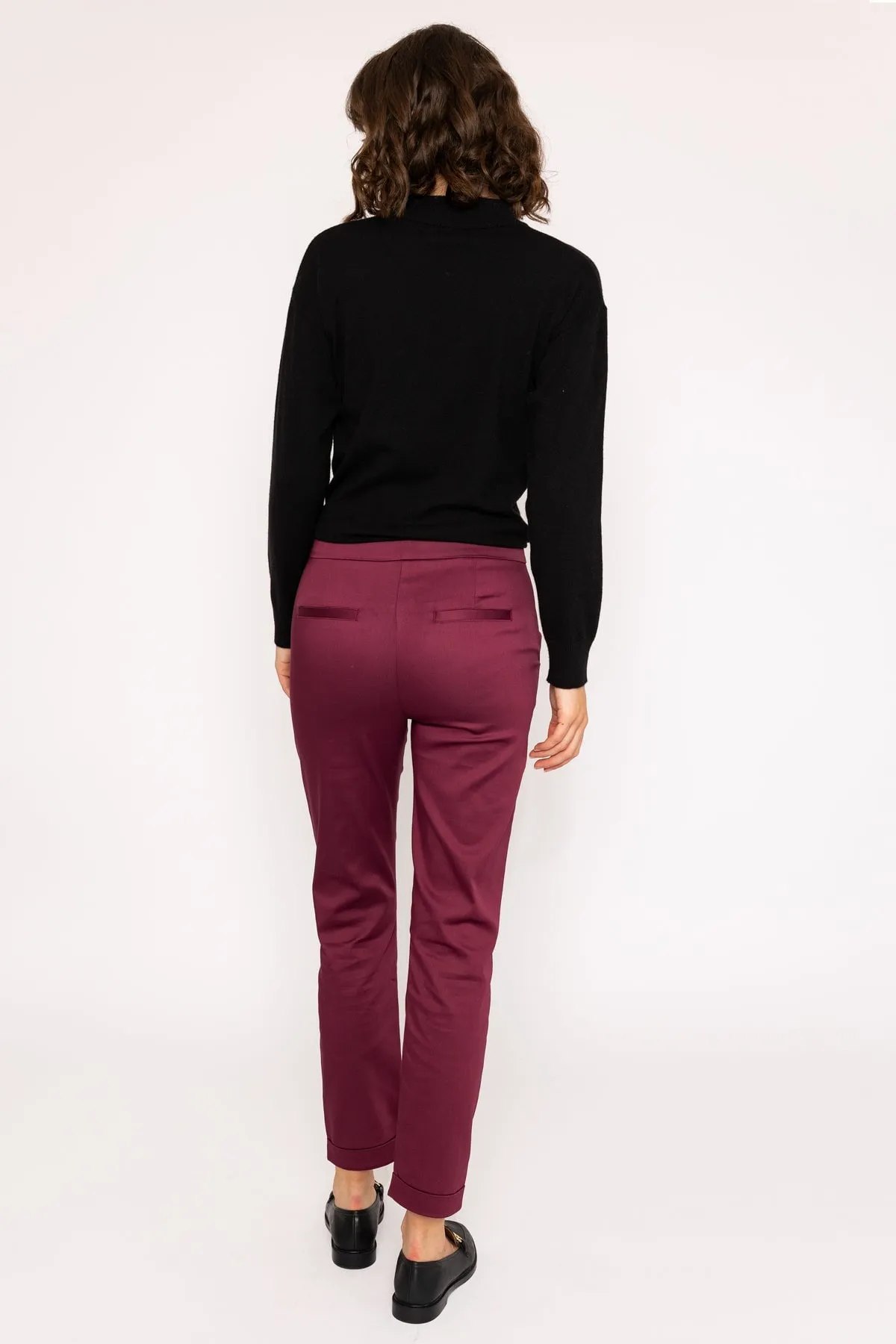 Burgundy Chino Pants