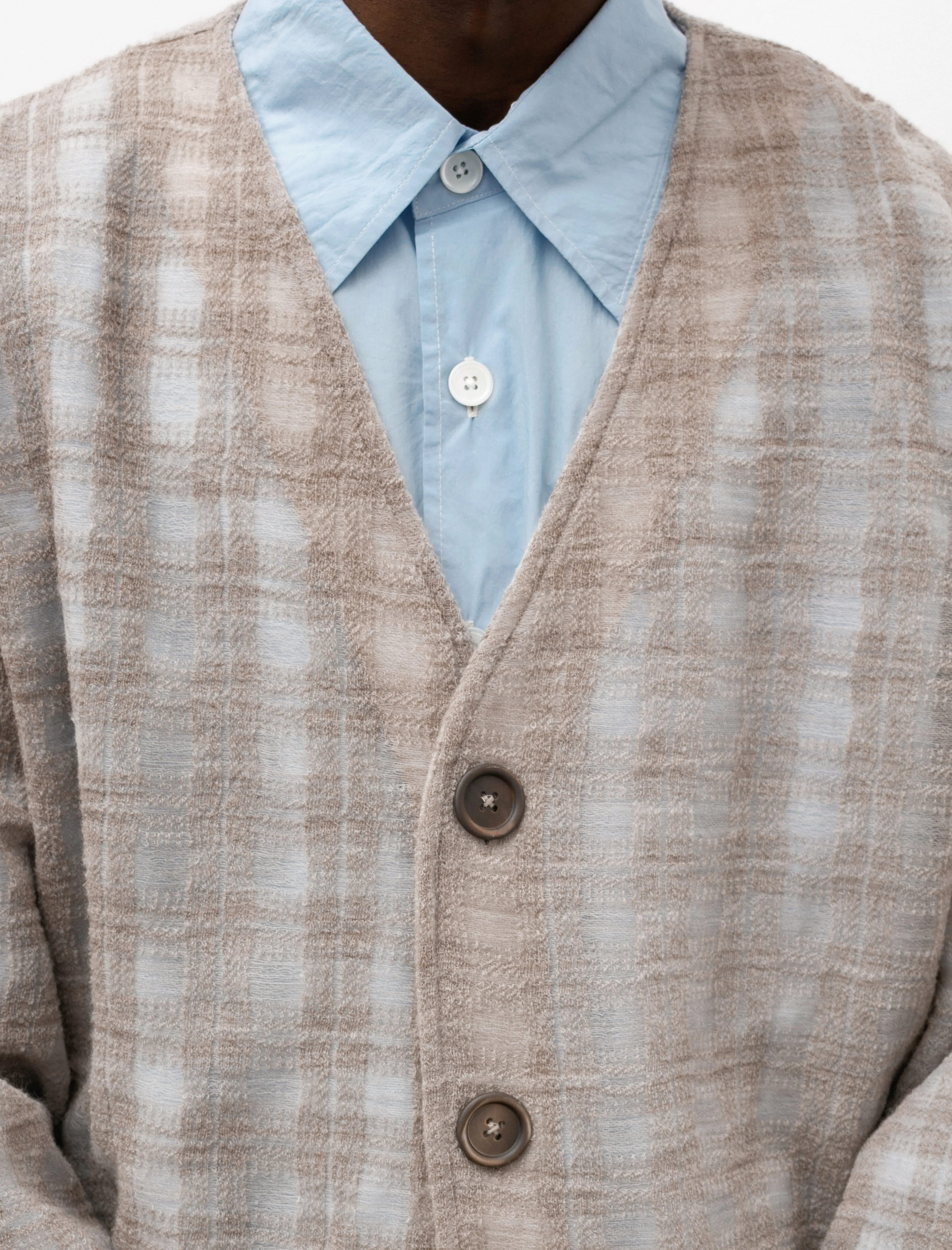 Cardigan Grey Disintergration Check