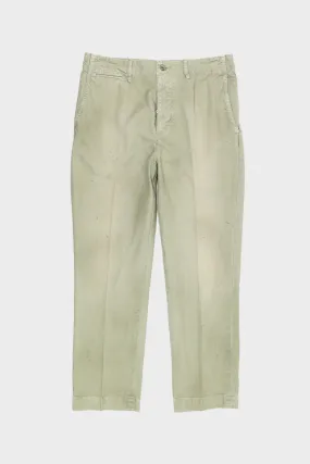 Chino Pants - Damaged Light Green