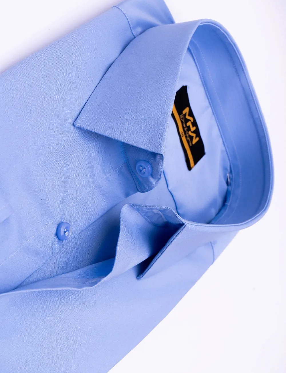 Classic Light Blue Dress Shirt for Men