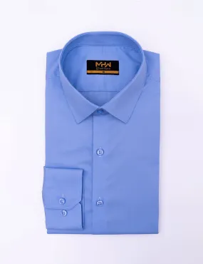 Classic Light Blue Dress Shirt for Men