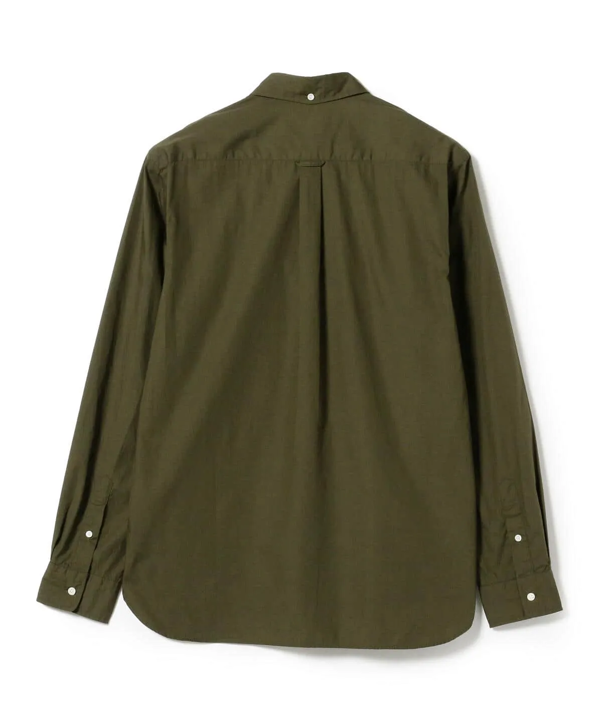 Colour Broad Button Down Shirt - Olive