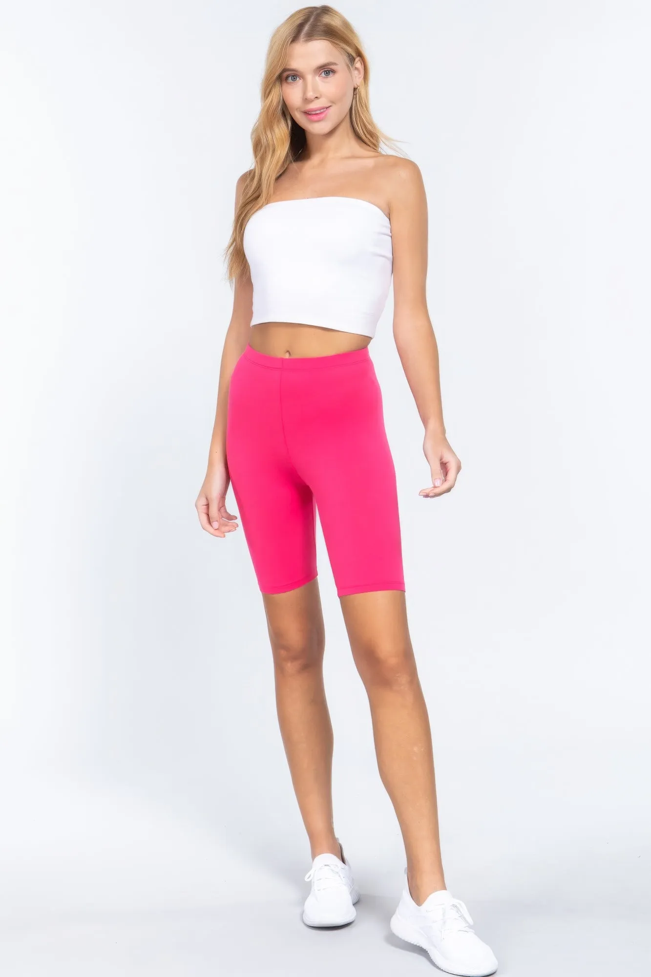 Cotton Jersey Short Leggings