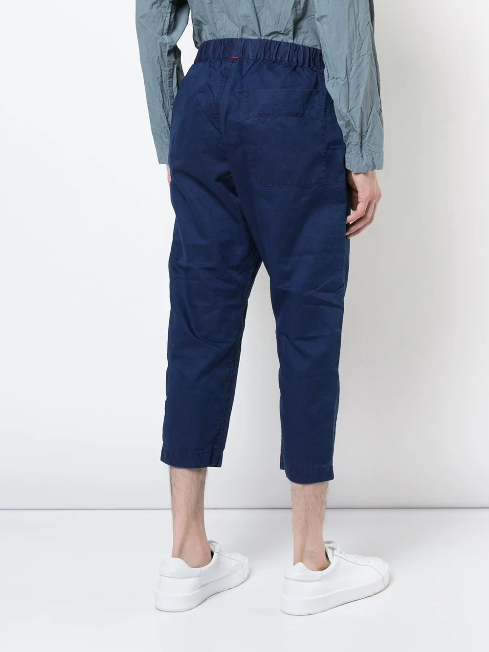 Cropped Crumpled Trousers