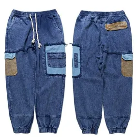 Denim Harajuku Retro Pants