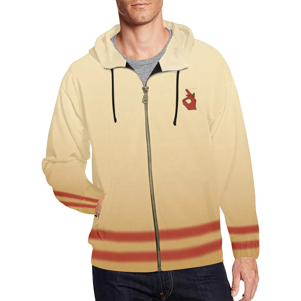 Descendants of the Island F-76 Men's All Over Print Full Zip Hoodie (Model H14)