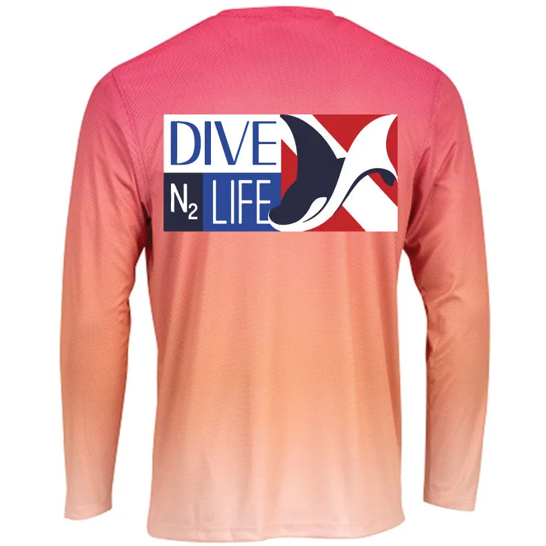 DiveN2Life Adult Long Sleeve Barbados Sun Skins