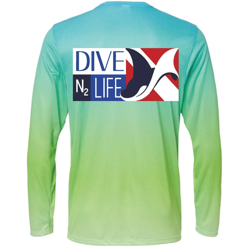 DiveN2Life Adult Long Sleeve Barbados Sun Skins