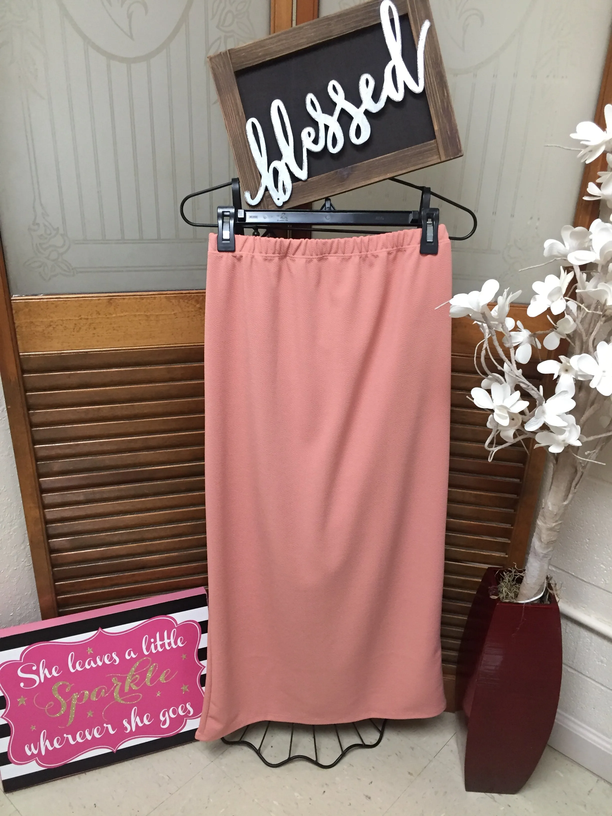 Dusty Peach Classic Liverpool Skirt