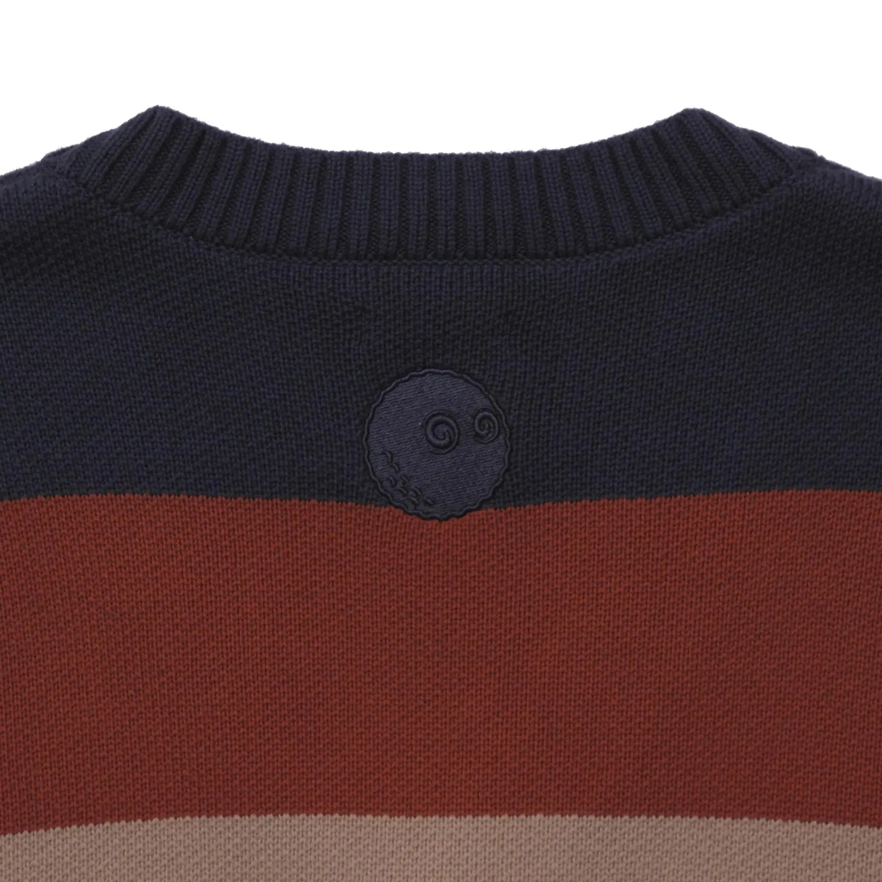 Fairbanks Cardigan Sweater Royal/Navy/Rust - AW24