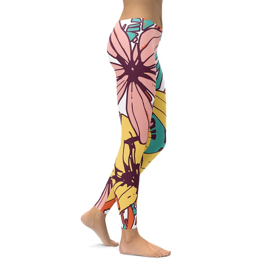 Flower Love Leggings