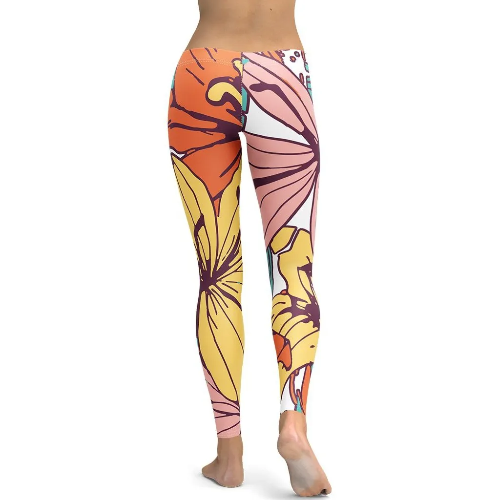 Flower Love Leggings