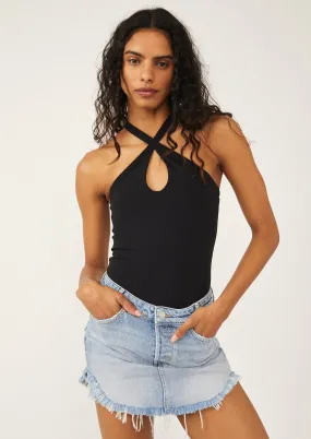 Free People Cross My Heart Duo Bodysuit | Black