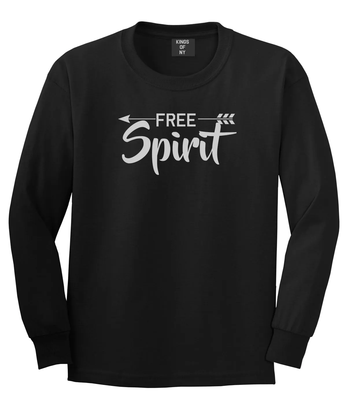 Free Spirit Arrow Mens Long Sleeve T-Shirt