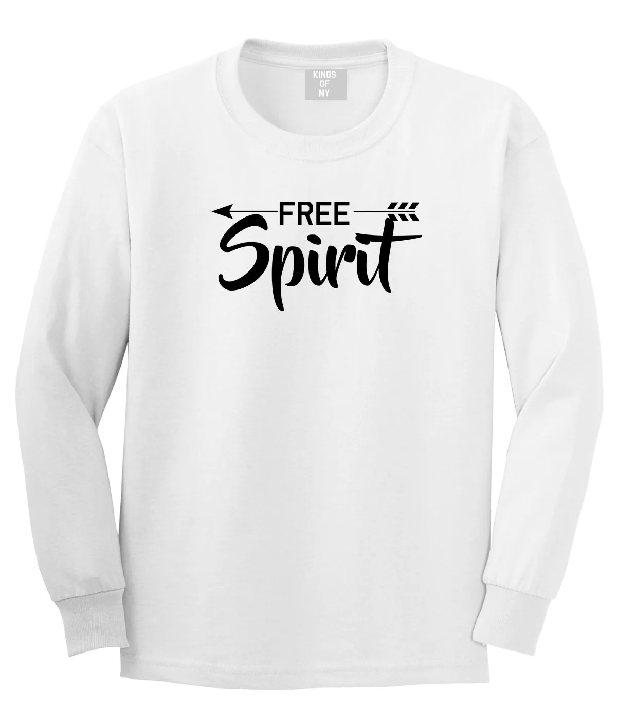 Free Spirit Arrow Mens Long Sleeve T-Shirt