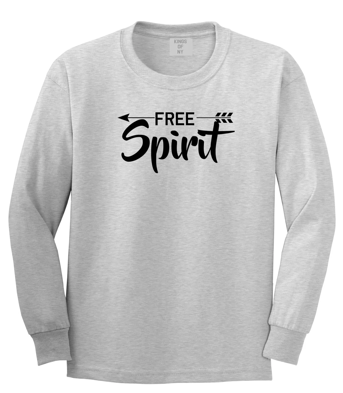 Free Spirit Arrow Mens Long Sleeve T-Shirt