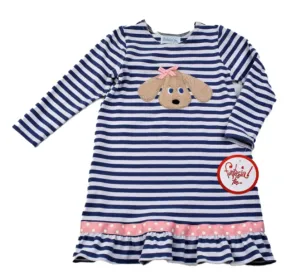 Funtasia Too Girls Dog Applique Dress