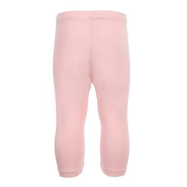 GIRLS ROSE PINK LEGGINGS SET WITH BOW