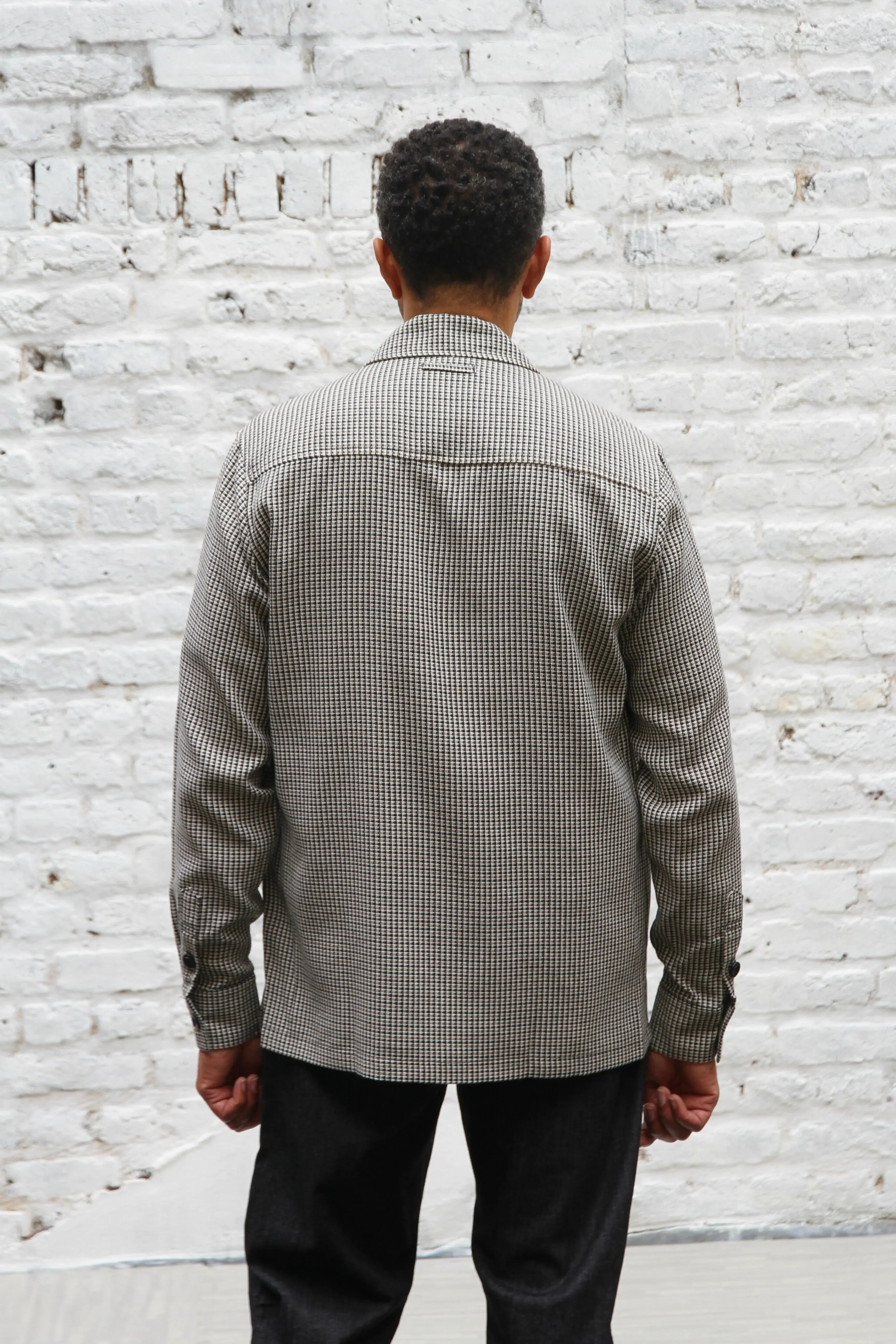 Gravel Long Sleeve Shirt - Limetta Blue Coffee