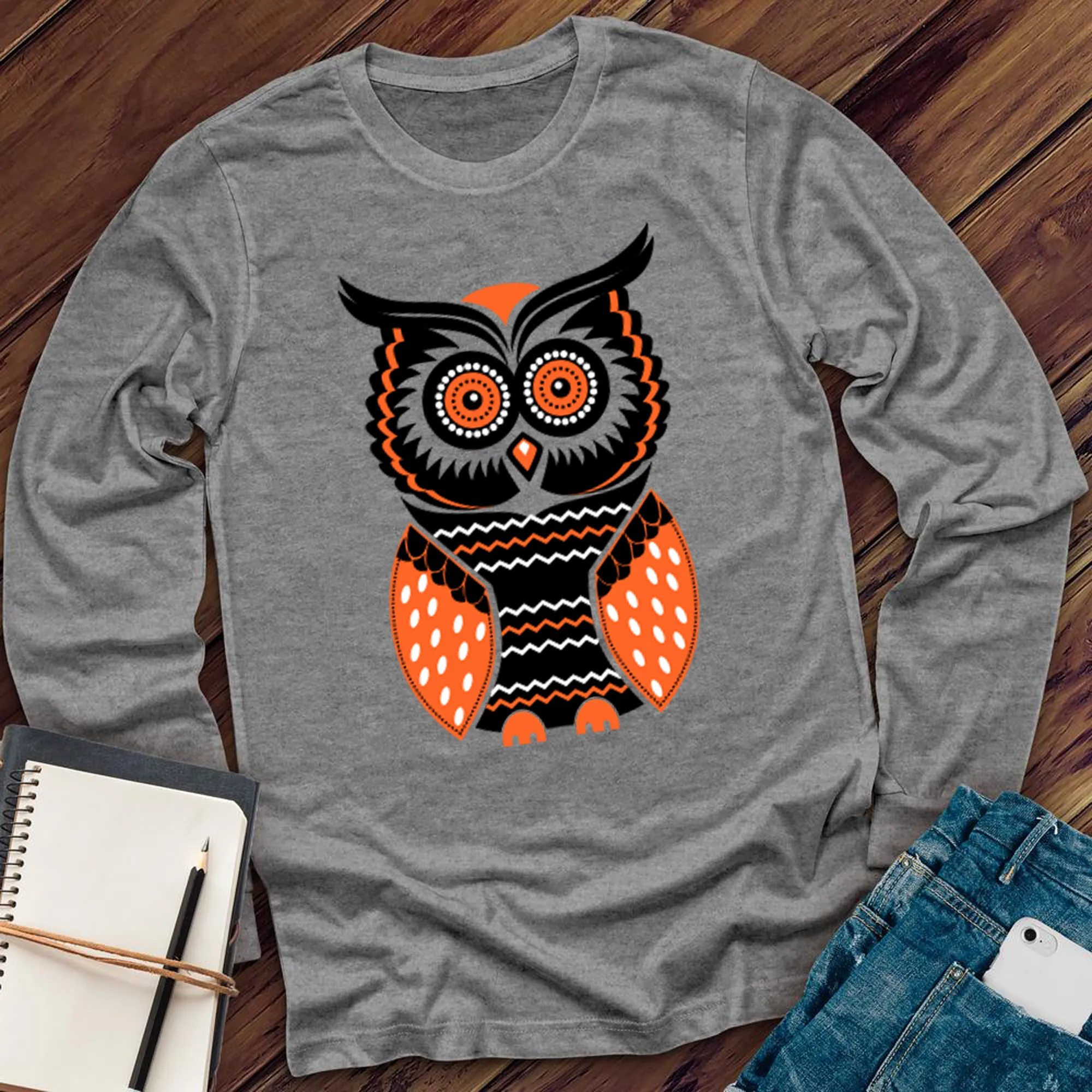 Halloween Owl Long Sleeve