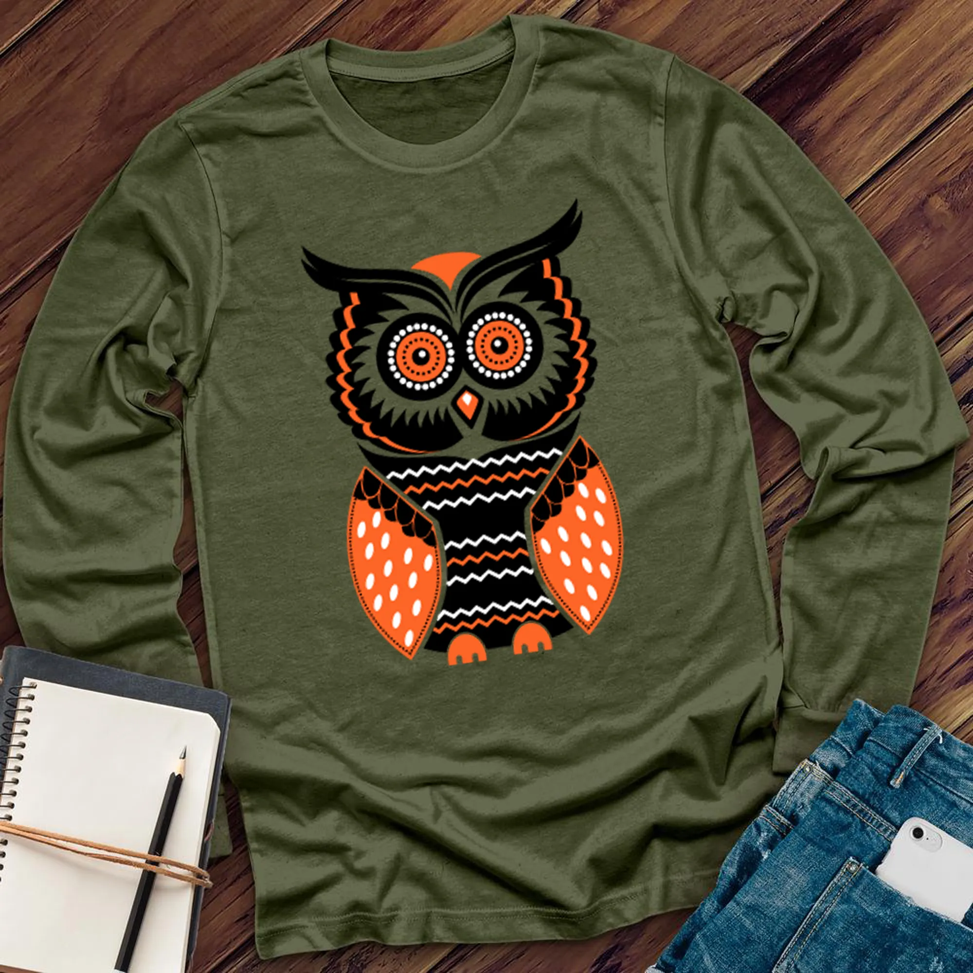 Halloween Owl Long Sleeve