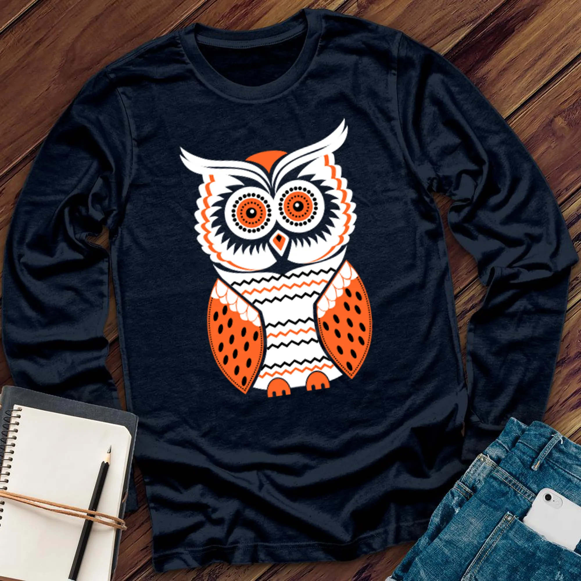 Halloween Owl Long Sleeve