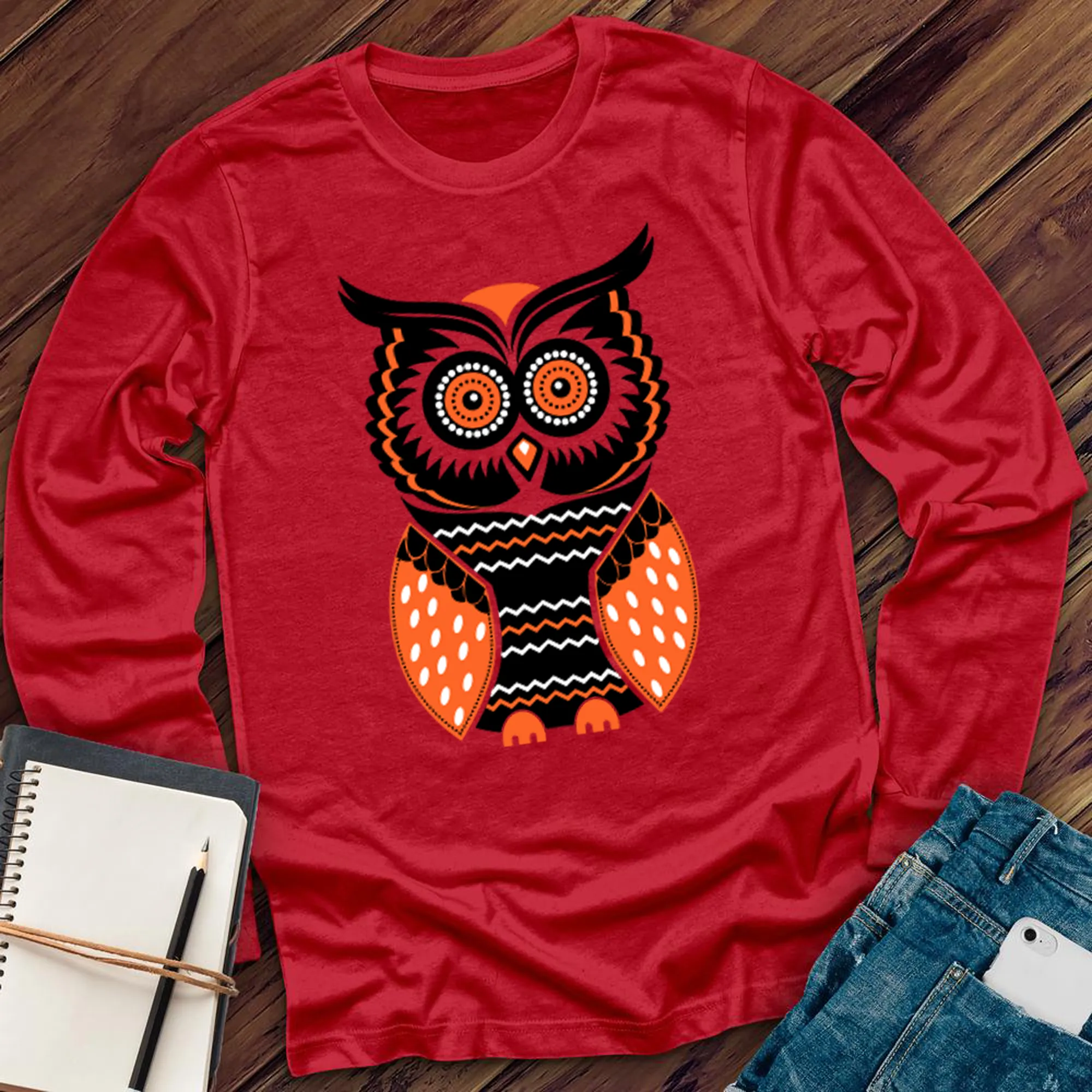 Halloween Owl Long Sleeve