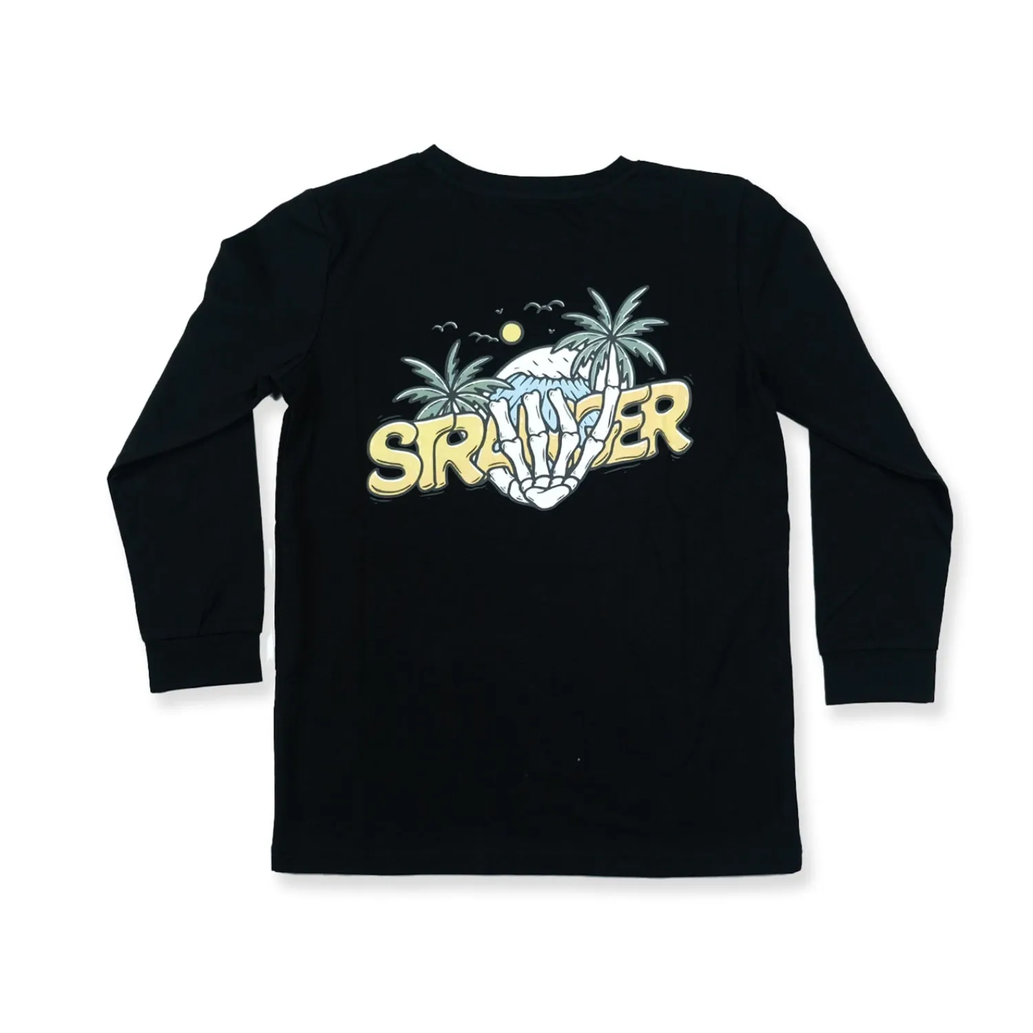 Hello Stranger Skull Hand L/S Tee Black